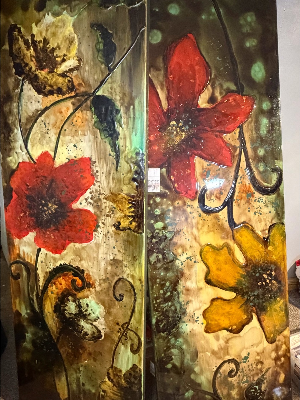 Kirkland's Canvas Wall Art with Natural Wood Stretcher